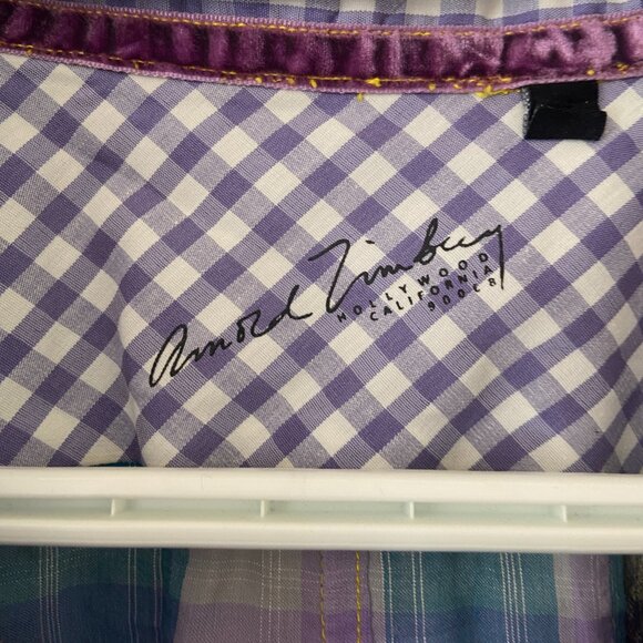 Arnold Zimberg Checked Button Down Shirt - Picture 3 of 5